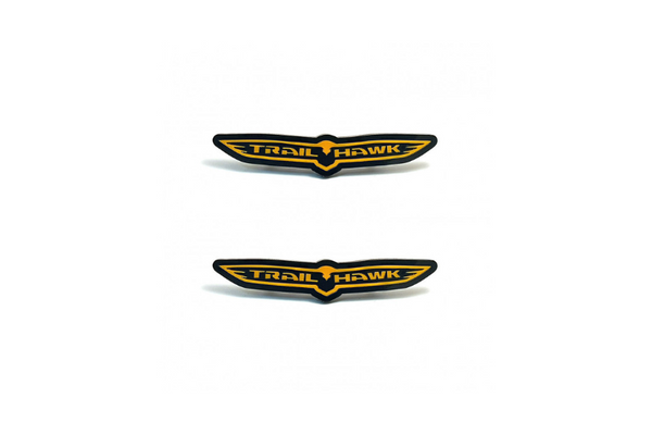 Jeep Emblem & Badge Set - Grille and Tailgate Trailhawk logo (Type 2)