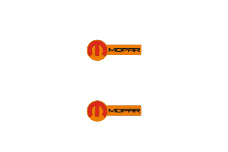 Chrysler Emblem & Badge Set - Grille and Tailgate Mopar logo (Type 13) Chrysler emblems decoinfabric