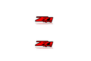 Chevrolet Emblem & Badge Set - Grille and Tailgate Z71 4x4 logo Chevrolet emblems decoinfabric RED