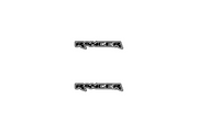 Ford Ranger Emblem & Badge Set - Grille and Tailgate Ranger logo Ford emblems decoinfabric BLACK