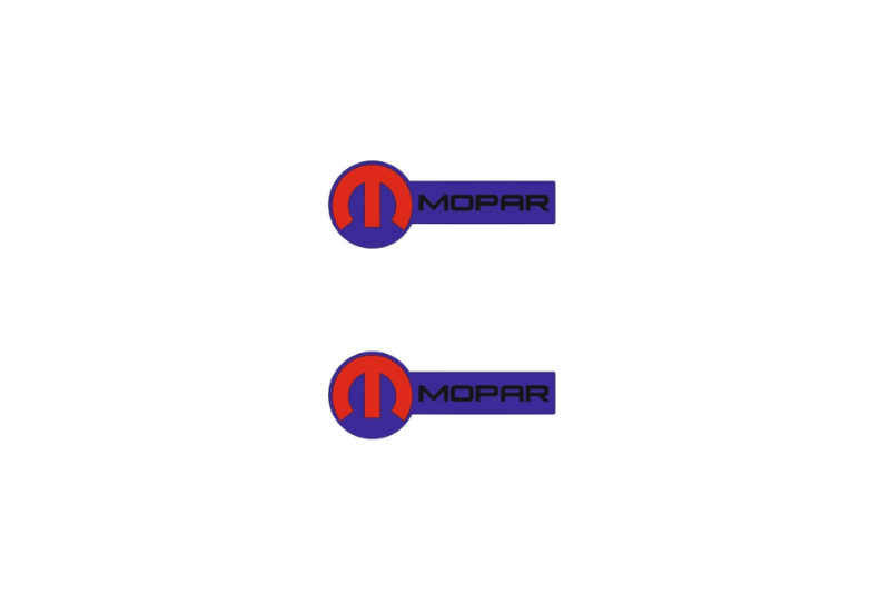 Jeep Emblem & Badge Set - Grille and Tailgate Mopar logo (Type 13) Jeep emblems decoinfabric