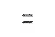 Vauxhall Emblem & Badge Set - Grille and Tailgate Irmscher logo Vauxhall emblems decoinfabric WHITE