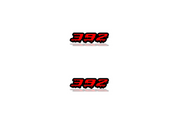 Dodge Emblem & Badge Set - Grille and Tailgate 392 Blood logo Dodge emblems decoinfabric RED