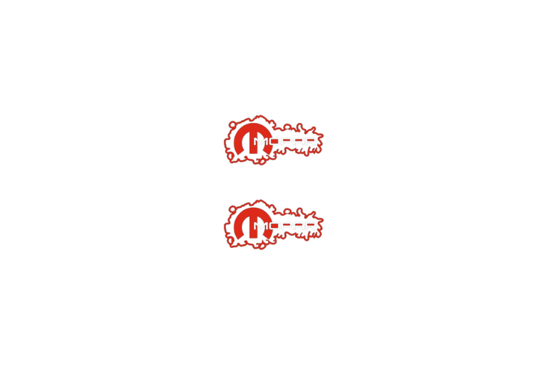 Chrysler Emblem & Badge Set - Grille and Tailgate Mopar logo (Type 16) Chrysler emblems decoinfabric