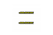 Dodge Emblem & Badge Set - Grille and Tailgate Jailbreak logo Dodge emblems decoinfabric YELLOW