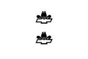 Chevrolet Emblem & Badge Set - Grille and Tailgate Chevrolet Cowboy logo Chevrolet emblems decoinfabric BLACK