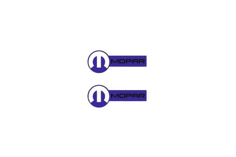 Jeep Emblem & Badge Set - Grille and Tailgate Mopar logo (Type 14) Jeep emblems decoinfabric