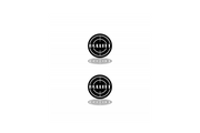 Ford Mustang Emblem & Badge Set - Grille and Tailgate Bullitt logo Ford emblems decoinfabric BLACK