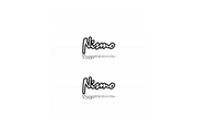 Nissan Emblem & Badge Set - Grille and Tailgate Nismo logo (Type 2) Nissan emblems decoinfabric WHITE
