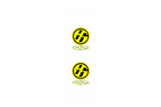 Toyota Emblem & Badge Set - Grille and Tailgate GT86 logo (Type 2) Toyota emblems decoinfabric YELLOW
