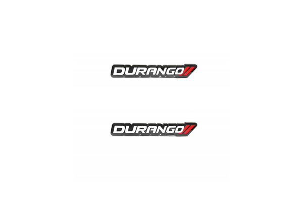 Dodge Emblem & Badge Set - Grille and Tailgate Durango logo (Type 2)