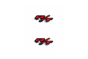 Dodge Emblem & Badge Set - Grille and Tailgate R/T Blood logo (Small Size) Dodge emblems decoinfabric RED
