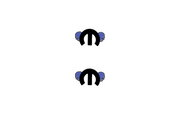 Jeep Emblem & Badge Set - Grille and Tailgate Mopar Skull logo (Type 10) Jeep emblems decoinfabric BLACK