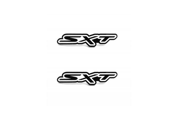 Dodge Emblem & Badge Set - Grille and Tailgate SXT logo (Type 2)