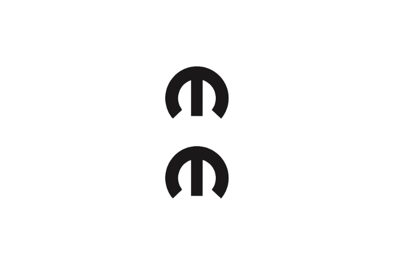 Jeep Emblem & Badge Set - Grille and Tailgate Mopar logo (Type 21) Jeep emblems decoinfabric BLACK