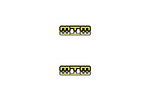 Bild in die Galerieansicht laden, Audi Emblem &amp; Badge Set - Grille and Tailgate MTM logo — Yellow