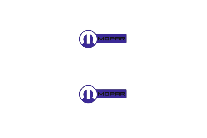 Chrysler Emblem & Badge Set - Grille and Tailgate Mopar logo (Type 12) Chrysler emblems decoinfabric