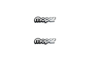 Jeep Emblem & Badge Set - Grille and Tailgate Mopar logo (Type 7) Jeep emblems decoinfabric WHITE