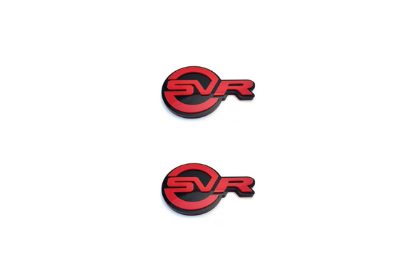 Range Rover Emblem & Badge Set - Grille and Tailgate SVR logo