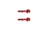 Carica l'immagine nella galleria, Dodge Emblem &amp; Badge Set - Grille and Tailgate SRT Predator logo — Red