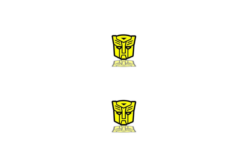 Chevrolet Emblem & Badge Set - Grille and Tailgate Autobot logo Chevrolet emblems decoinfabric