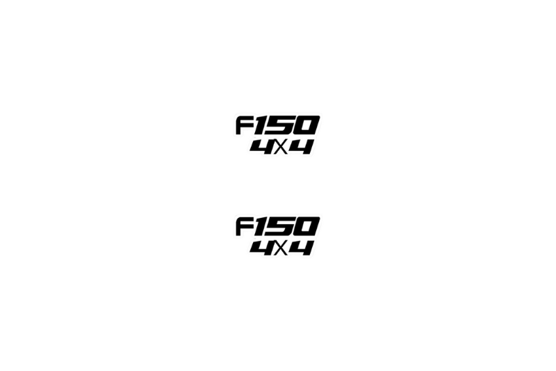 Ford Ranger Emblem & Badge Set - Grille and Tailgate F150 4X4 logo Ford emblems decoinfabric BLACK