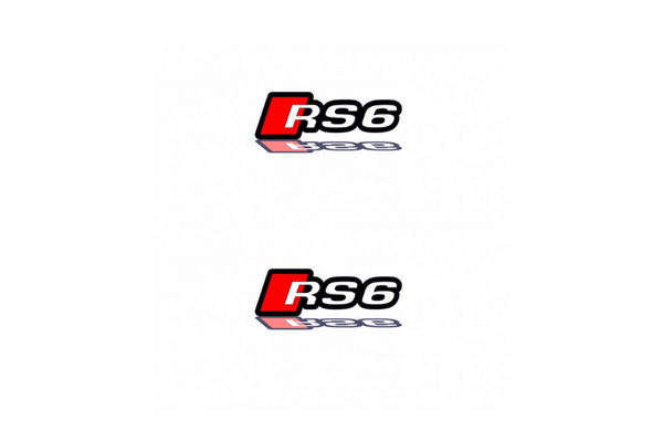 Audi Emblem & Badge Set - Grille and Tailgate RS6 logo