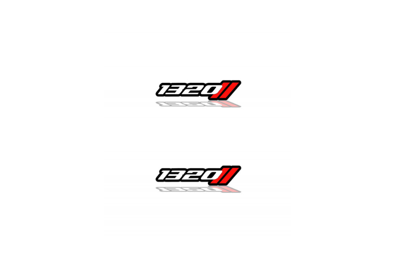 Dodge Emblem & Badge Set - Grille and Tailgate 1320 + Dodge logo Dodge emblems decoinfabric WHITE