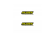 Honda Emblem & Badge Set - Grille and Tailgate Mugen logo Honda emblems decoinfabric YELLOW
