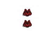 Chrysler Emblem & Badge Set - Grille and Tailgate Mopar logo (Type 4) Chrysler emblems decoinfabric RED