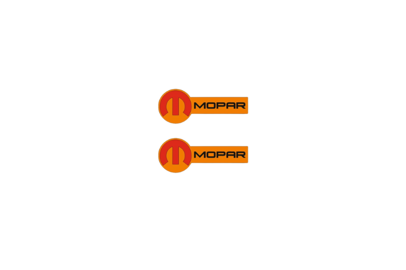 Jeep Emblem & Badge Set - Grille and Tailgate Mopar logo (Type 15) Jeep emblems decoinfabric
