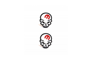 Chrysler Emblem & Badge Set - Grille and Tailgate Mopar Skull logo Chrysler emblems decoinfabric