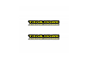 Jeep Emblem & Badge Set - Grille and Tailgate Trailhawk logo Jeep emblems decoinfabric YELLOW