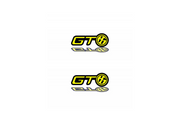 Toyota Emblem & Badge Set - Grille and Tailgate GT86 logo Toyota emblems decoinfabric YELLOW