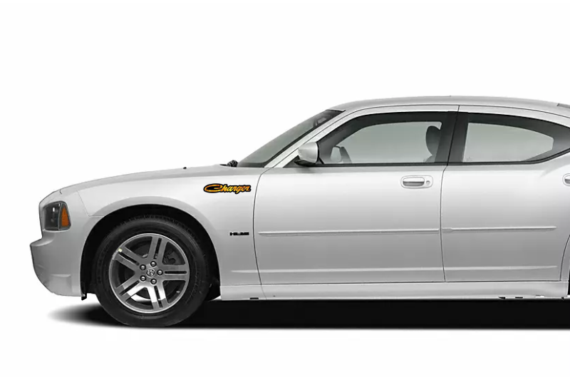 Dodge Charger Emblem & Badges set with Charger Fire logo Dodge emblems decoinfabric