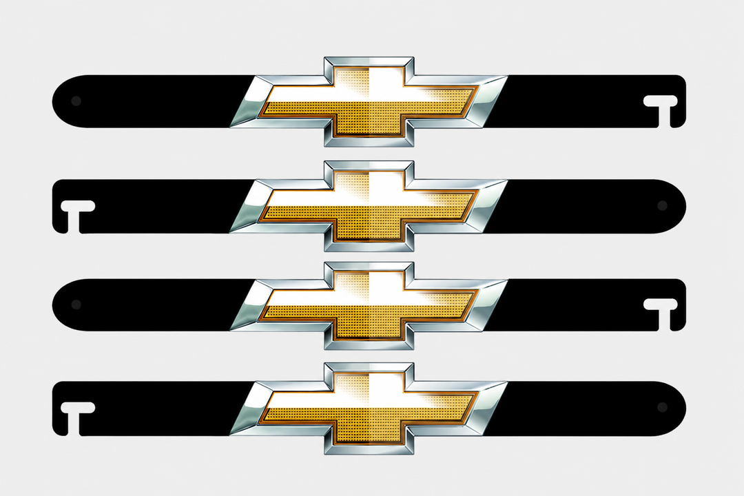 Custom Car Show Door Props Chevrolet Logo Stainless Steel