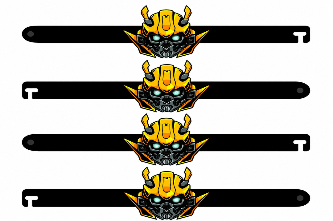 Custom Car Show Door Props Bumblebee Logo Stainless Steel