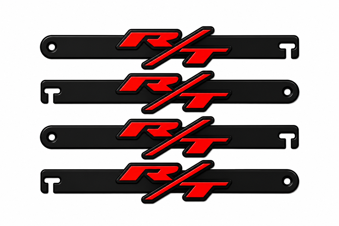 Custom Car Show Door Props R/T Logo Stainless Steel