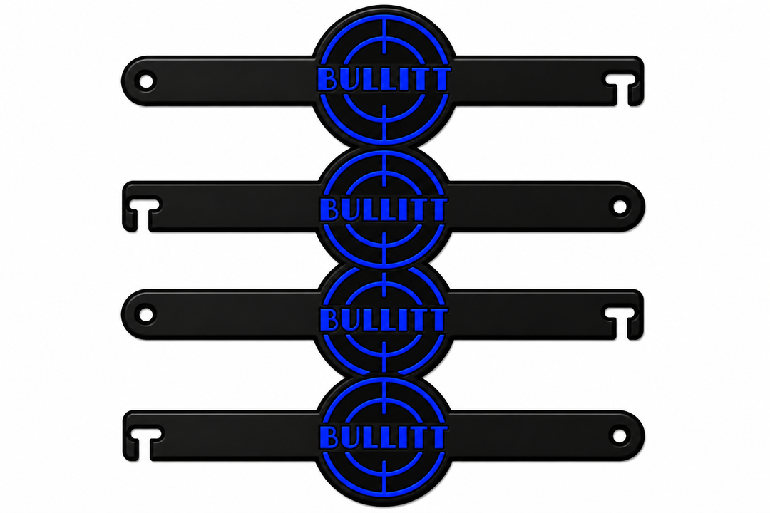 Custom Car Show Door Props Bullitt (type 1) Logo Stainless Steel