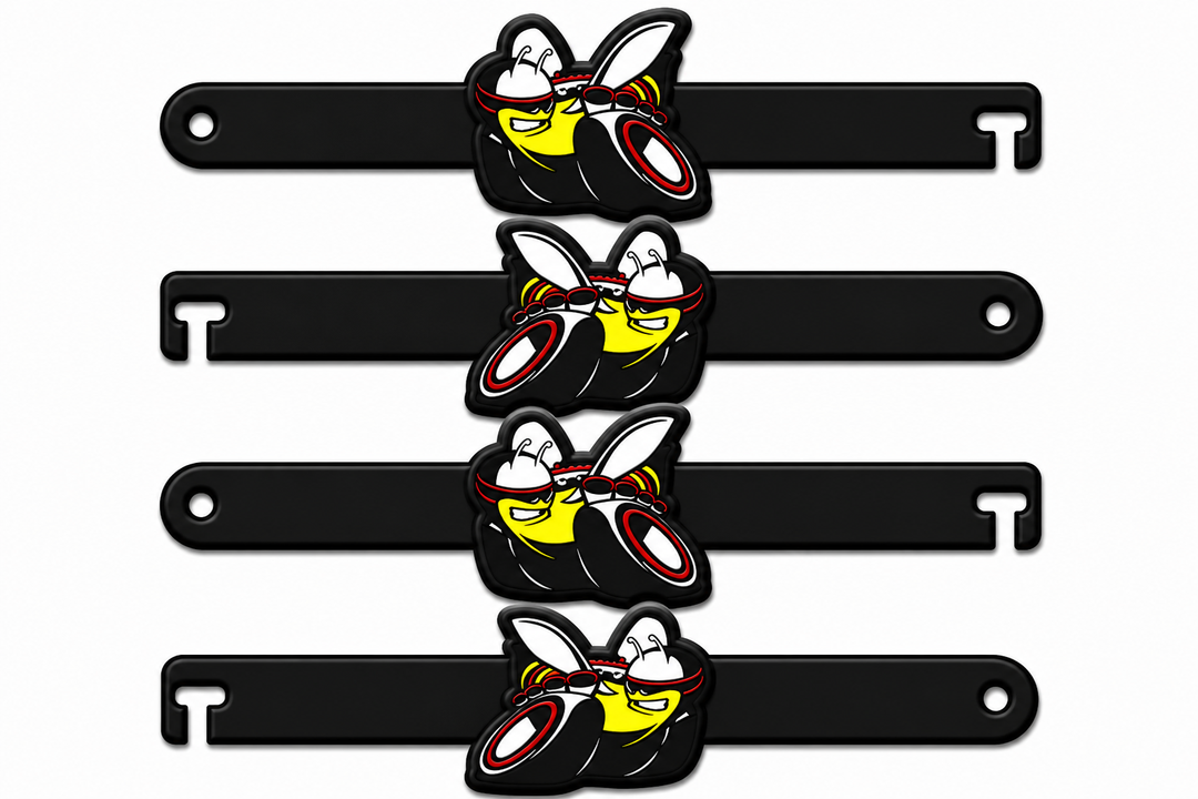 Custom Car Show Door Props Scatpack (type 1) Logo Stainless Steel