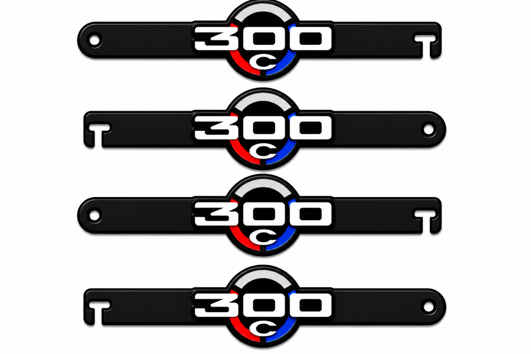 Custom Car Show Door Props Chrysler 300C (type 1) Logo Stainless Steel