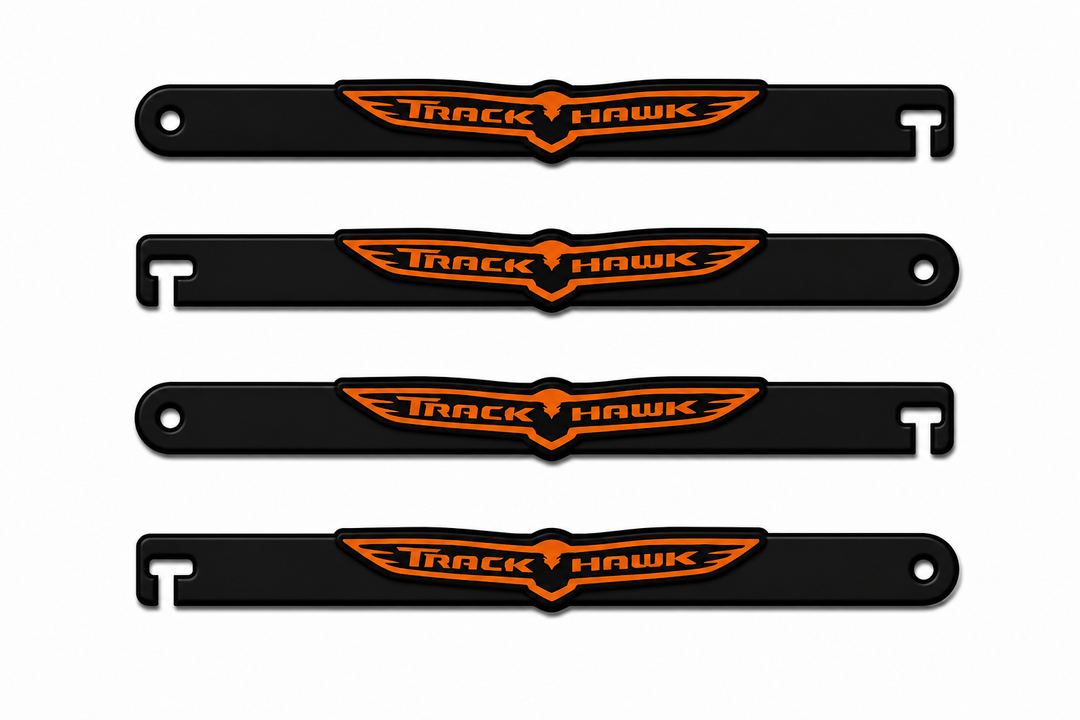 Custom Car Show Door Props TrackHawk (type 1) Logo Stainless Steel