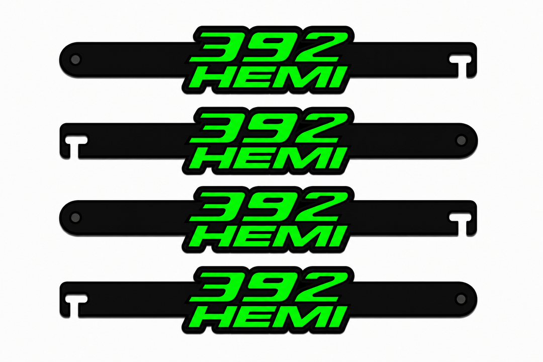 Custom Car Show Door Props 392 Hemi Logo Stainless Steel