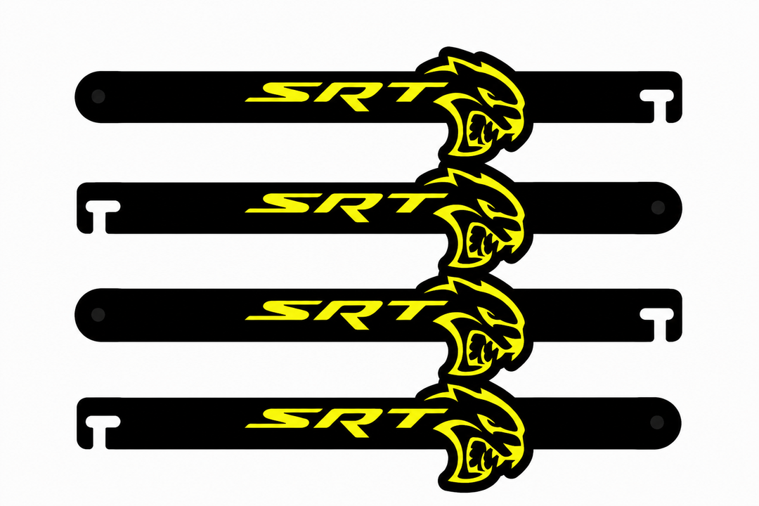 Custom Car Show Door Props SRT Hellcat Logo Stainless Steel