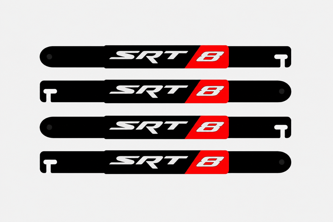 Custom Car Show Door Props SRT8 (type 1) Logo Stainless Steel
