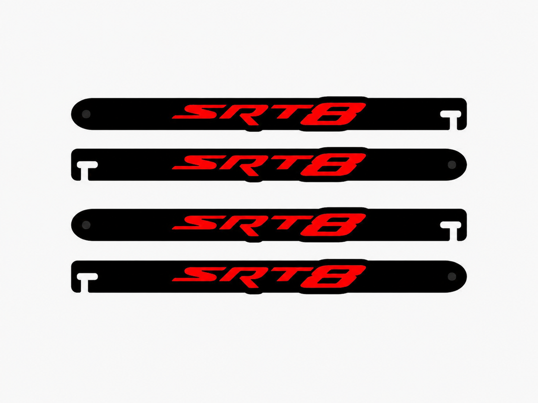 Custom Car Show Door Props SRT8 (type 3) Logo Stainless Steel