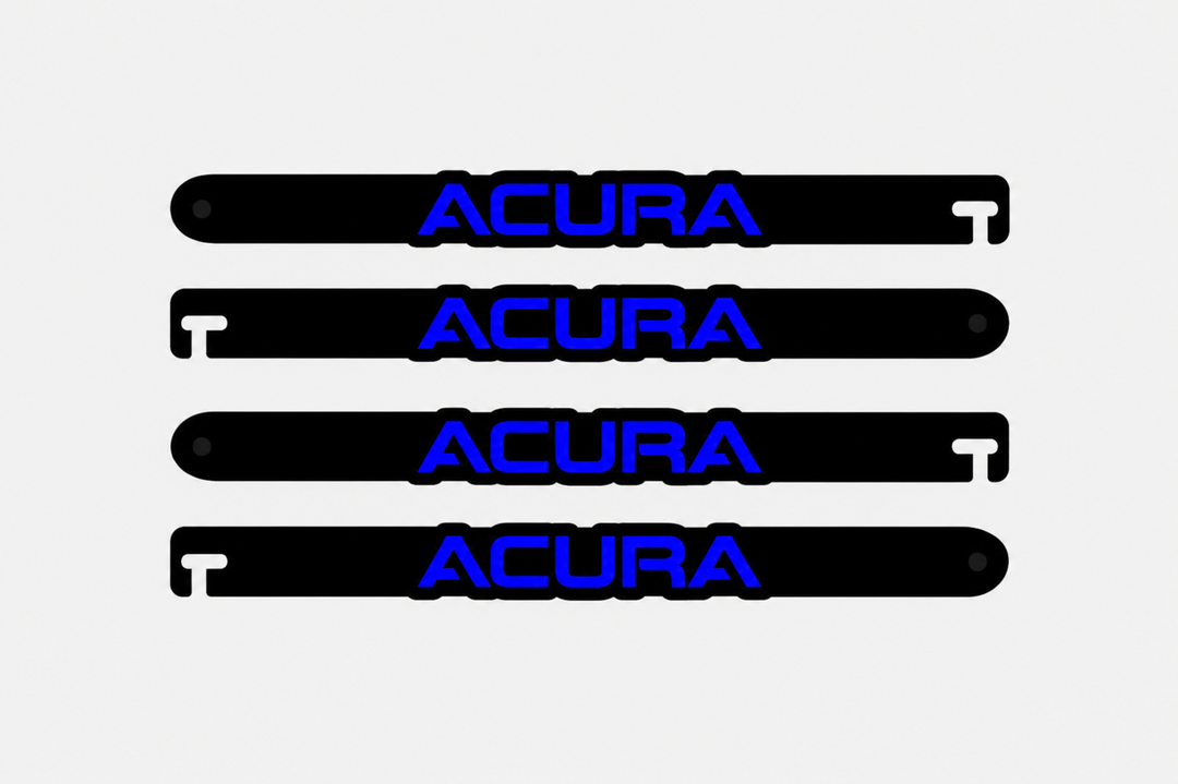 Custom Car Show Door Props Acura (type 1) Logo Stainless Steel