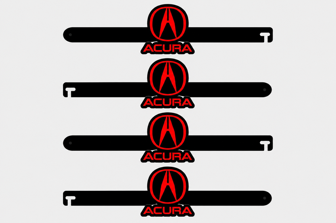 Custom Car Show Door Props Acura (type 2) Logo Stainless Steel