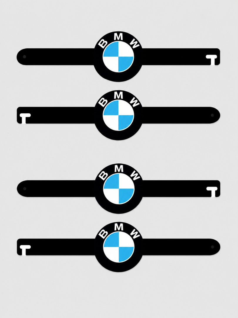 Custom Car Show Door Props BMW Logo Stainless Steel