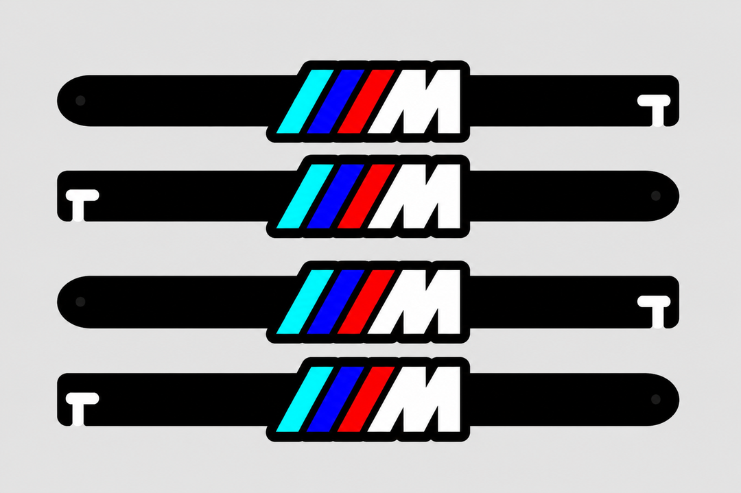 Custom Car Show Door Props BMW ///M Logo Stainless Steel